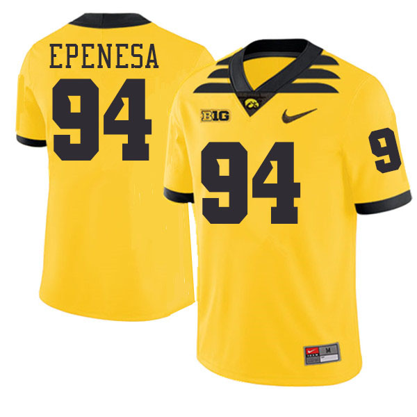 A.J. Epenesa Iowa Jersey,University Of Iowa Hawkeyes Fotoball Uniforms,Jersey,Gears-Throwback